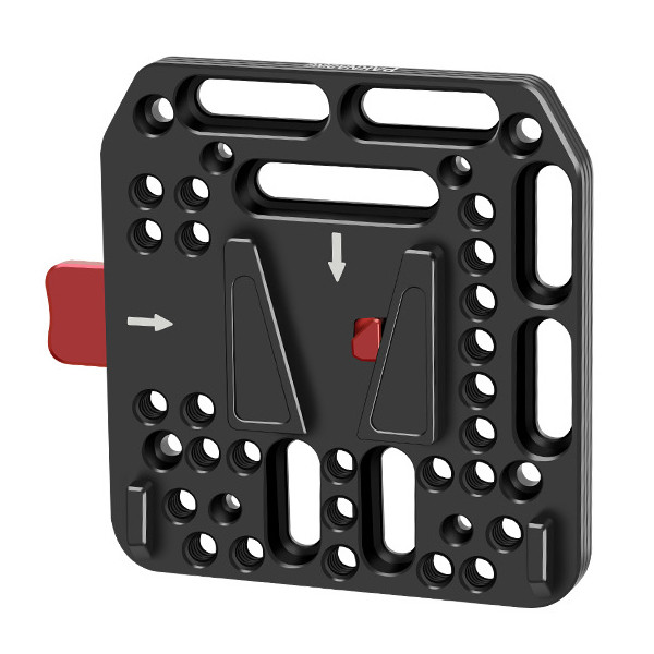 Fotolux CP-8129 V-mount Battery Multi-holes Cheese Plate (90 x 95mm)